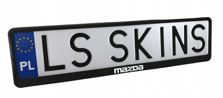 

Ramka Tablicy Rejestracyjnej Mazda 2 sztuki