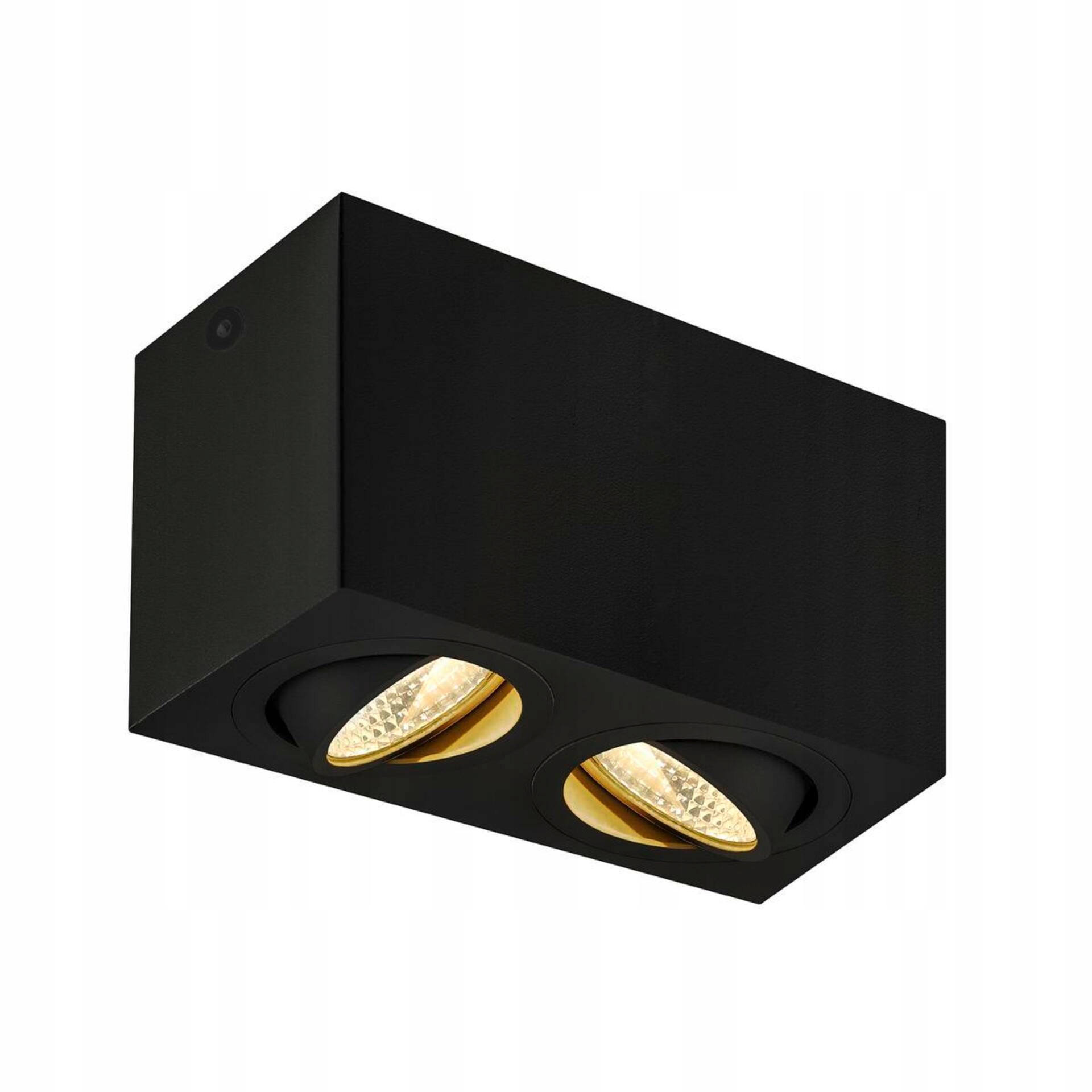 Stropné bodové svietidlo Slv Triledo Double Led čierne 14W 3000K 1100lm