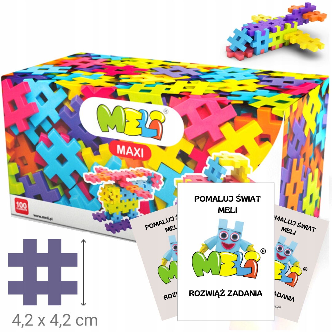 

Kreatywne Wafle Meli Maxi 100 Szt. Duże 4,2 CM