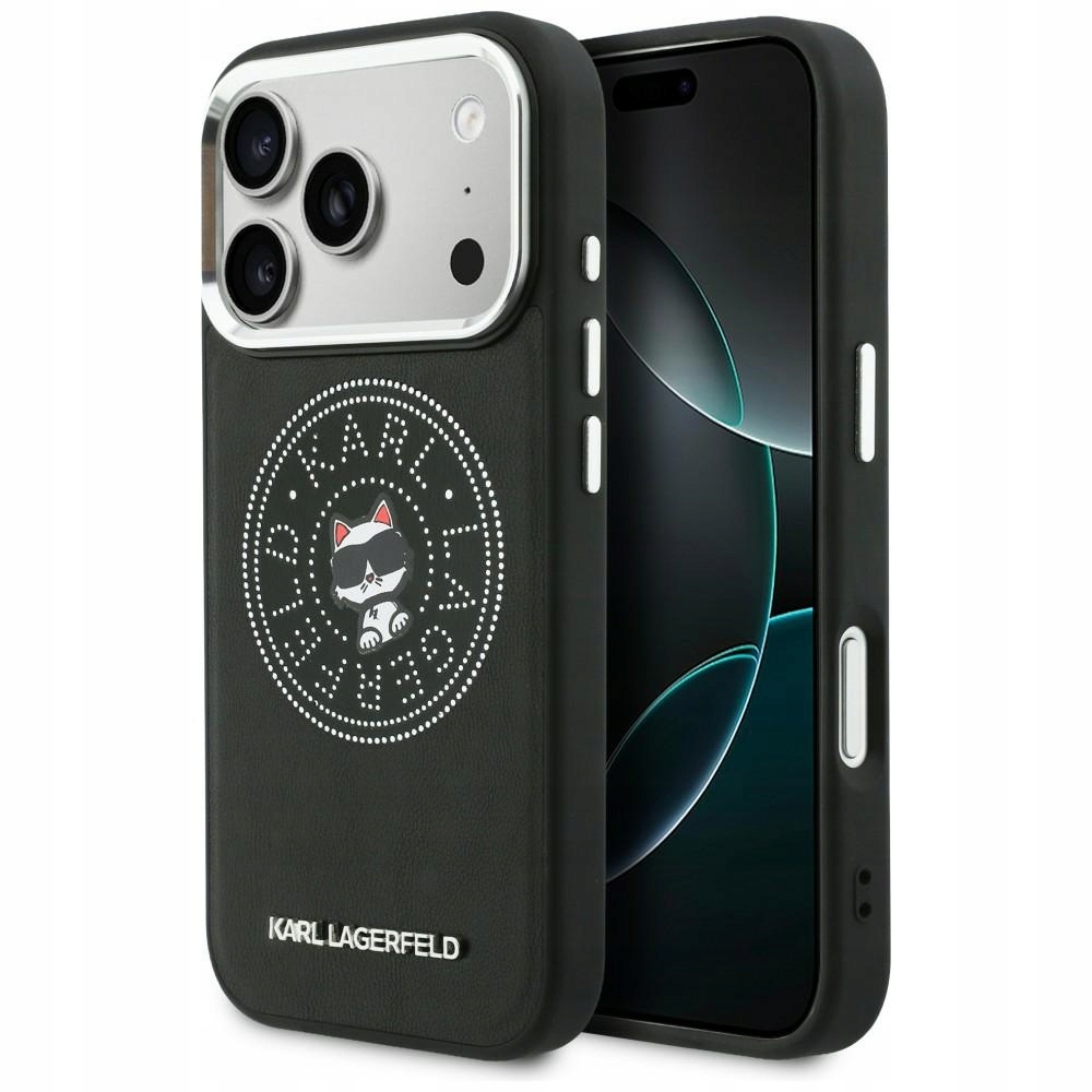 Pouzdro Karl Lagerfeld Point & Choupette Sketch MagSafe pro iPhone 17 Pro Ma