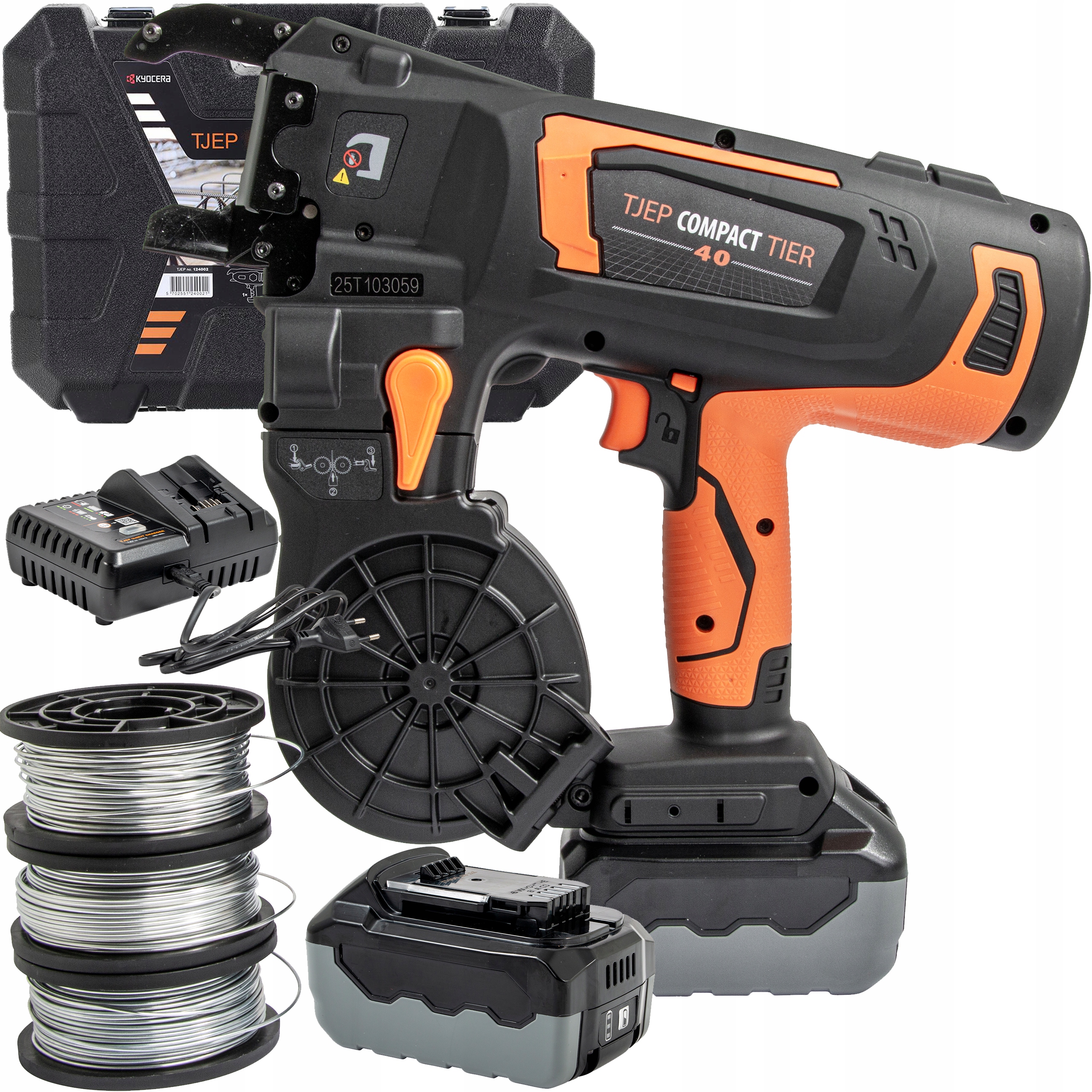 Vazač výztuže Tjep Compact Tier 40 18V 2x4,0Ah drát 1,3 mm Bmc