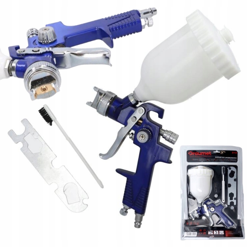 Malířská pistole na lakování 1,4 mm Draumet s regulací lakování