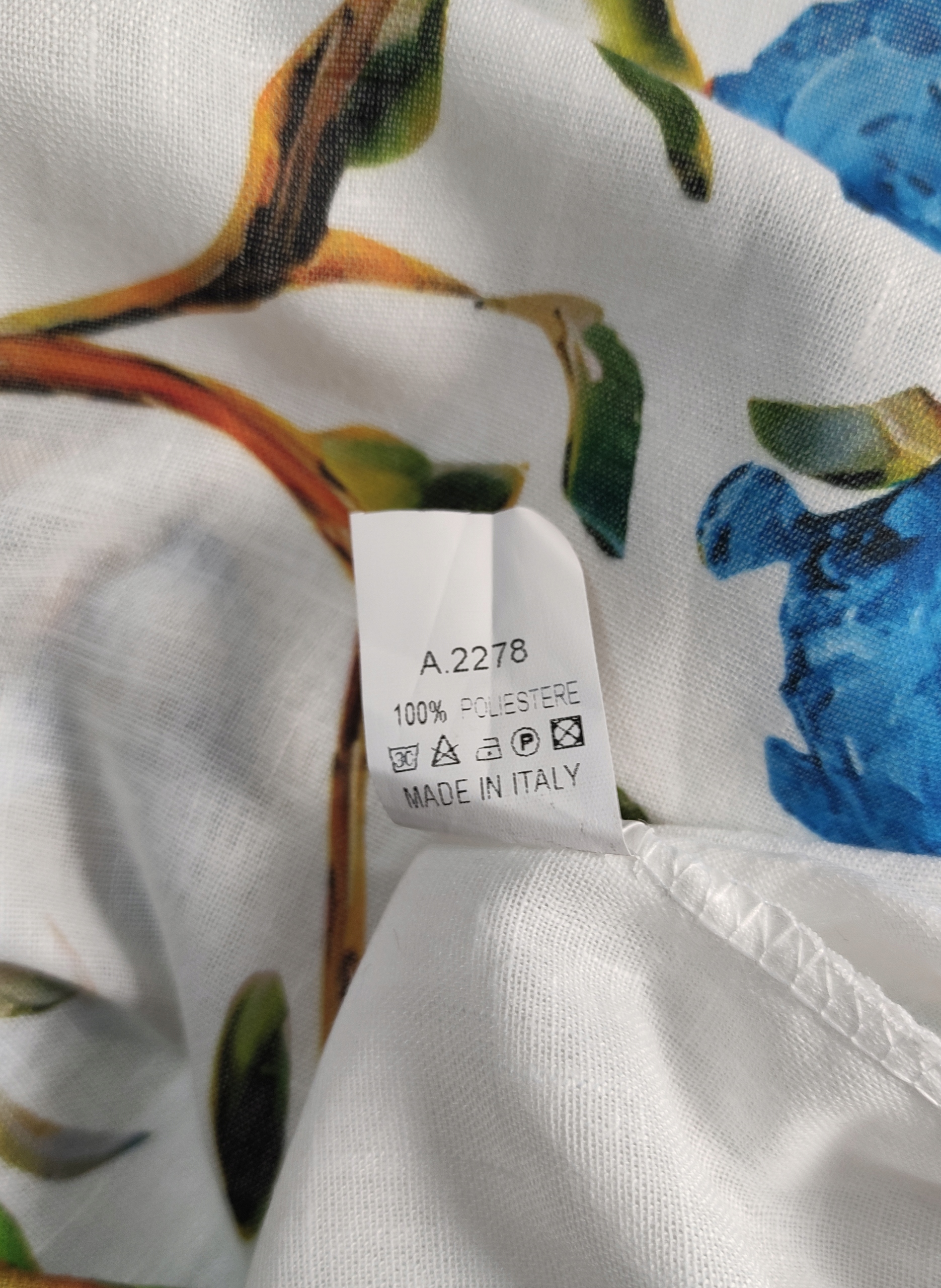 BLUZKA ROZPINANA koszula WŁOSKA a'la LEN BIAŁA PAW GUZIKI Z KOŁNIERZYKIEM Rękaw długi rękaw