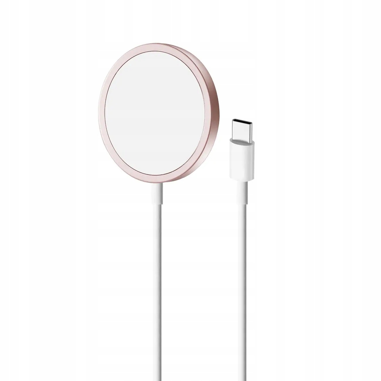 Ładowarka indukcyjna Puro Magnetico z MagSafe 1m – różowa Puro