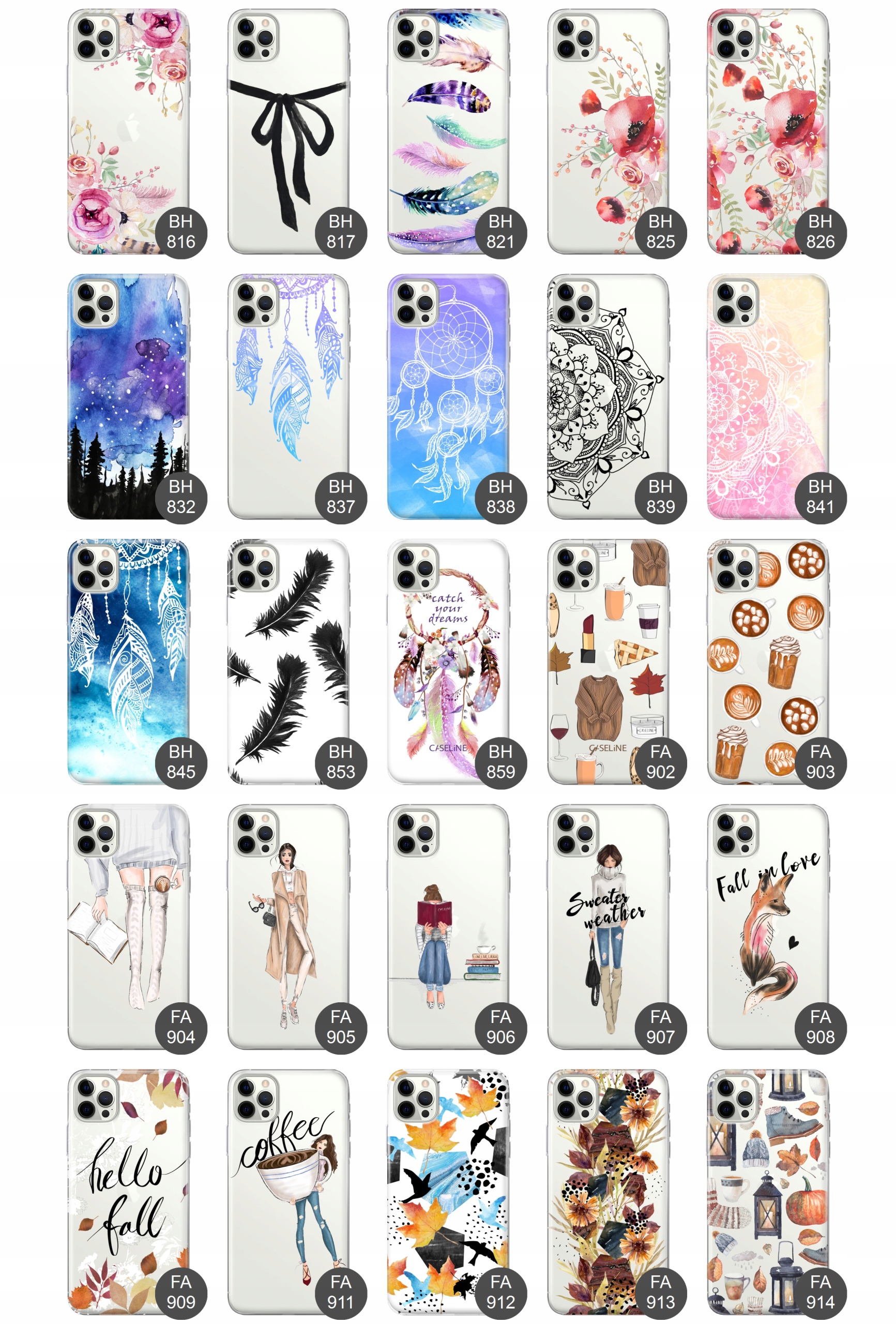 Etui do iPhone 12 Pro guma wzory