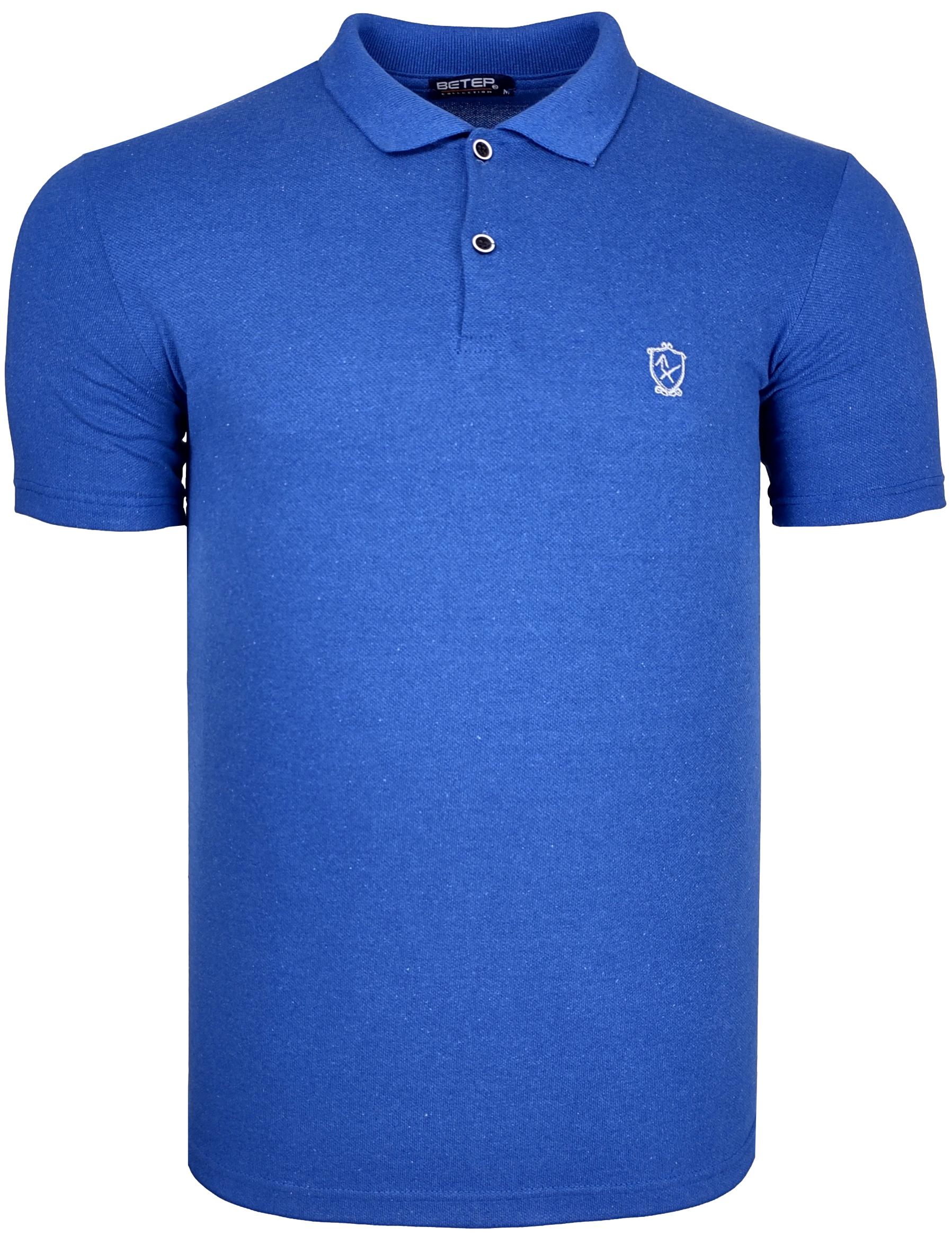 KOSZULKA MĘSKA POLO NIEBIESKA 109P r. XL