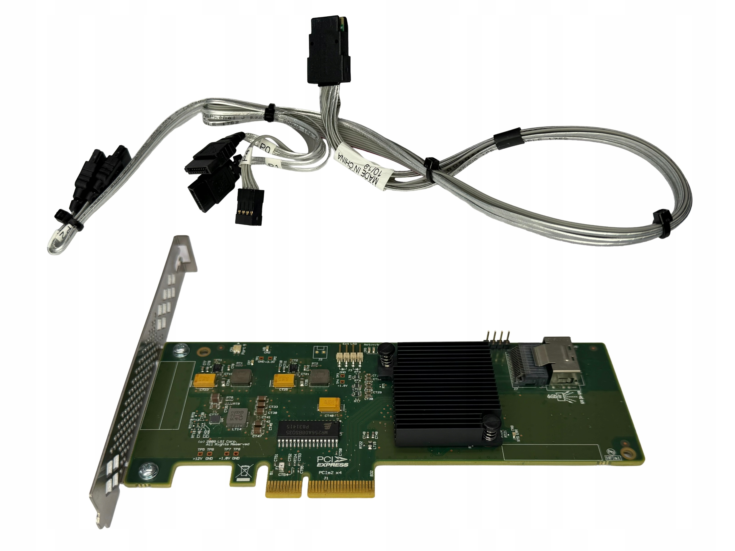 Kontroler RAID LSI SAS9211-4i IT Mode Kabel SAS do 4x SATA H3-25211-01H FP
