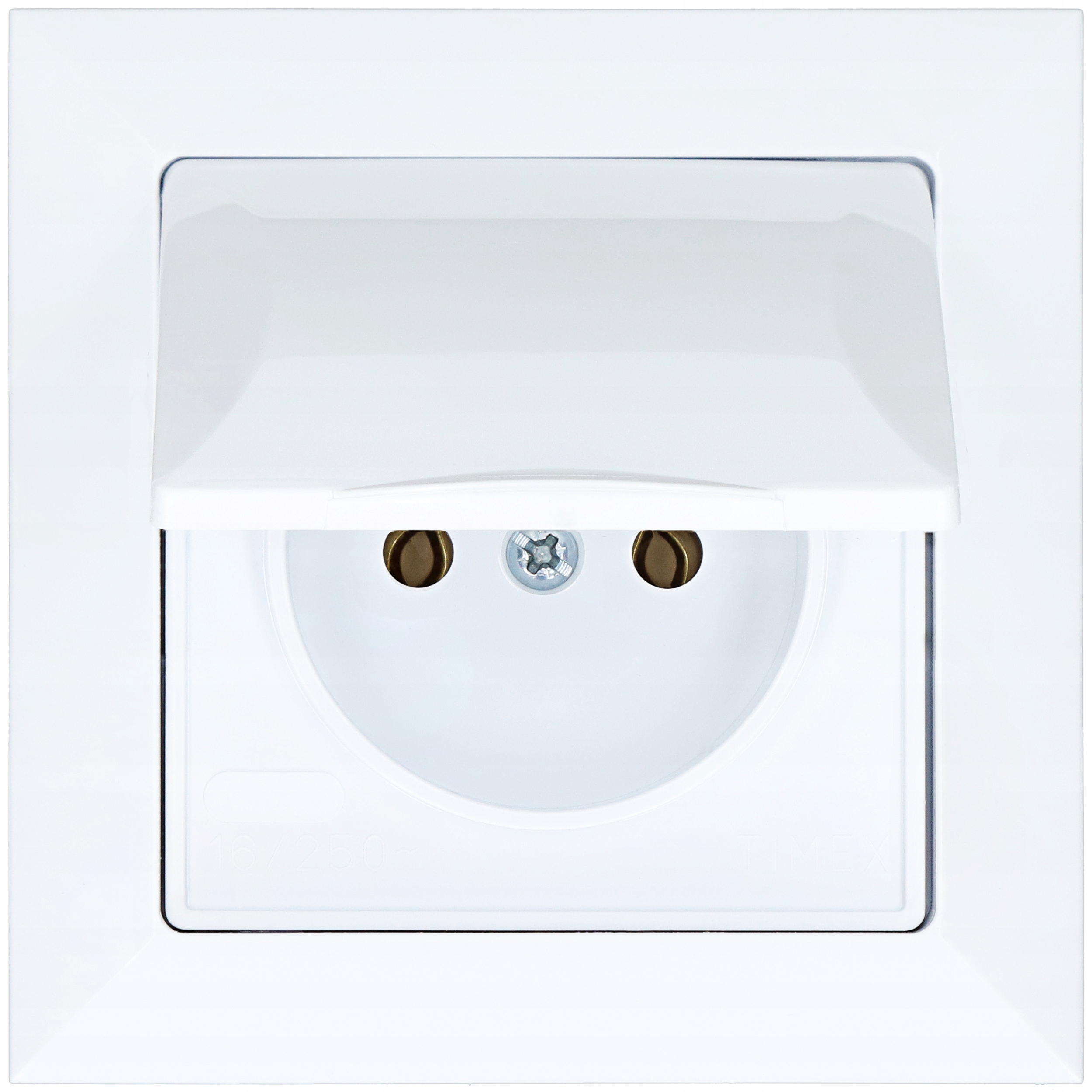 OPAL biały Gniazdo łazienkowe kuchenne