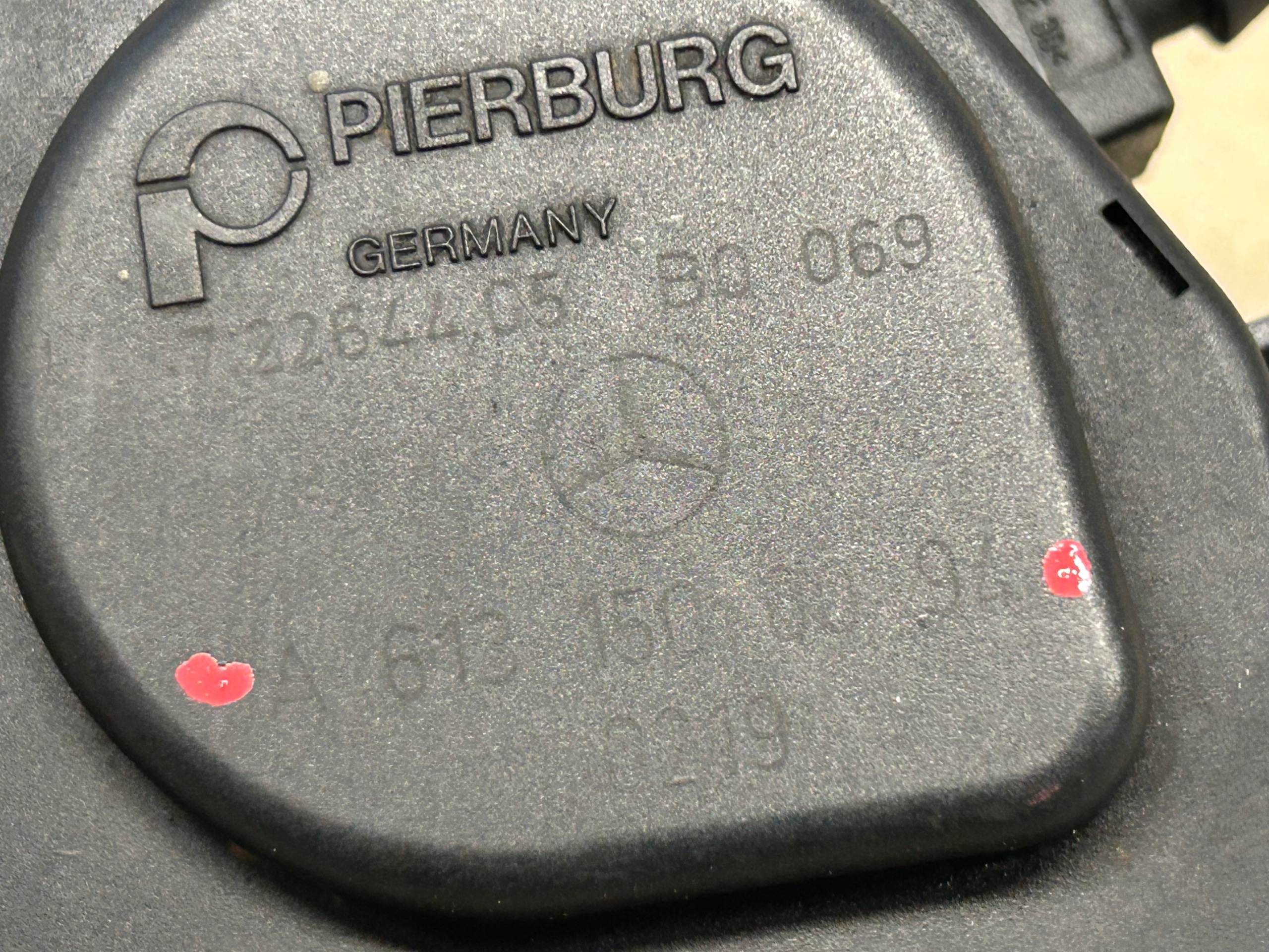 MERCEDES W210 W211 3,2 CDI regulator KLAP header pipe A6131500094
