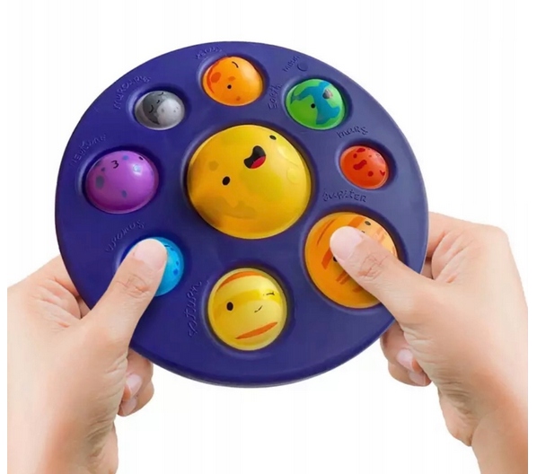 

Pop It push antystresowy planety Układ słoneczny