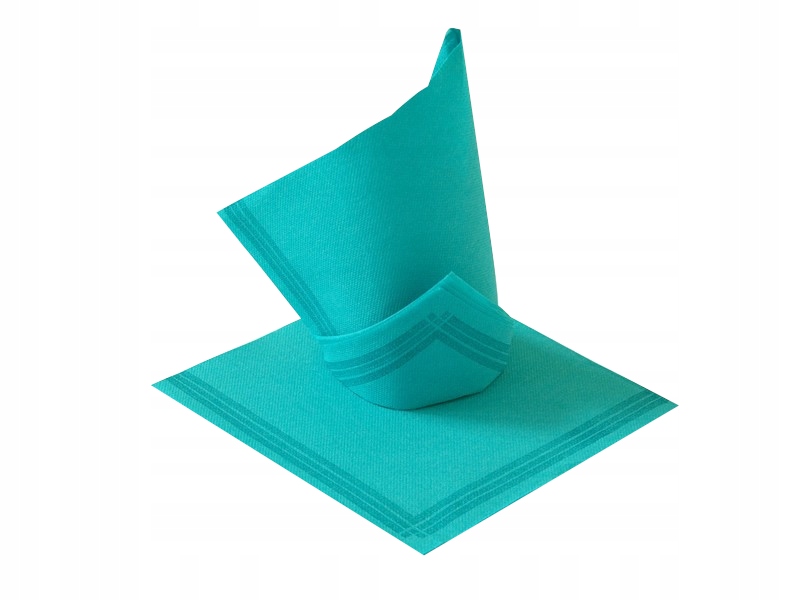

Serwetka Tendance 38x38 turkus z paskami 50 szt.