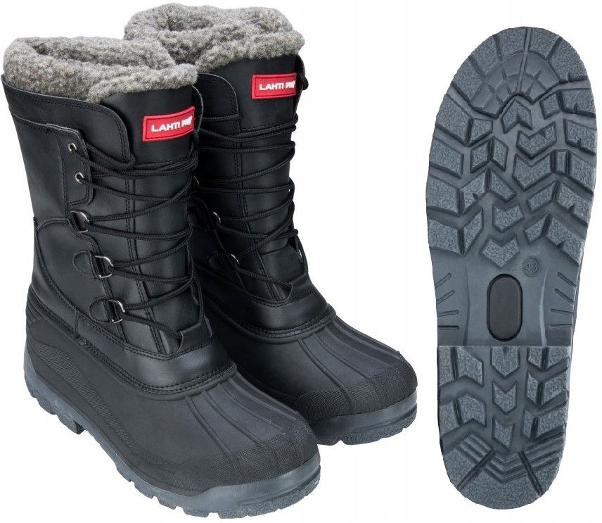 

Buty zimowe Śniegowce z futerkiem robocze Lahti 44