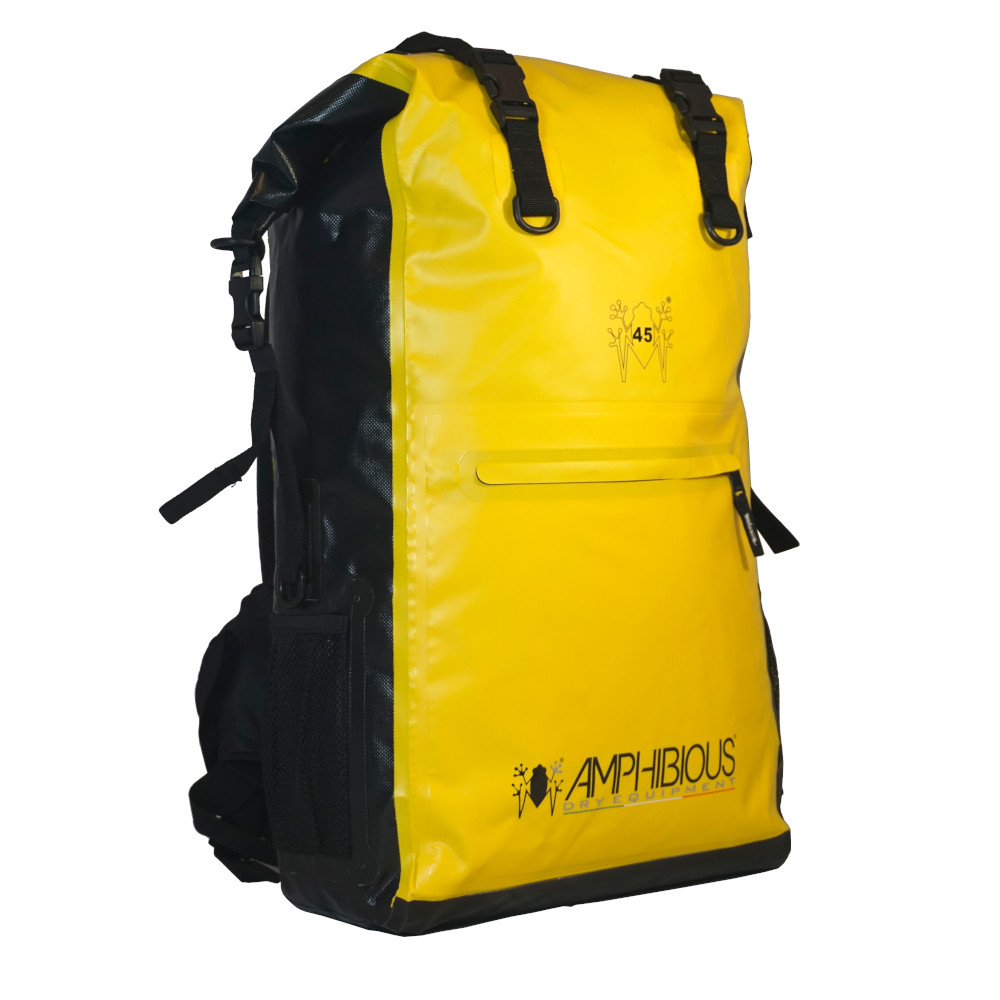 Wodoszczelny plecak Turystyczny Amphibious Overland 45L Żółty