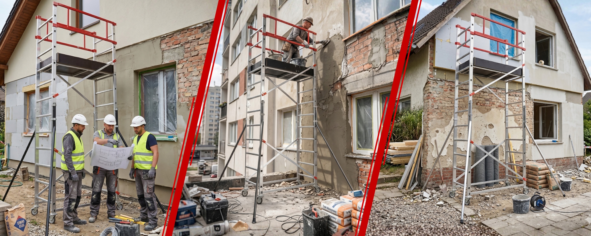 Rusztowanie jezdne GIERRE G-TA1900FL 4,8 m modułowe profesjonalne — 22