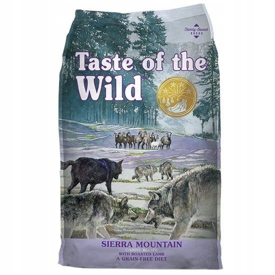 Levně Taste of the Wild Sierra Mountain 12,2 kg bez obilovin, jehněčí maso všech plemen