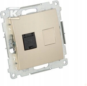 GN.KOMP.RJ45 KAT6 Przes.złot.mat SIMON5