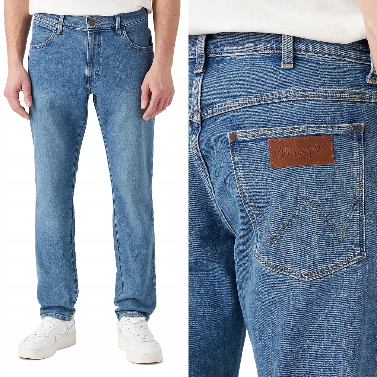 Wrangler River regular tapered Octane klasické džíny W32 L34