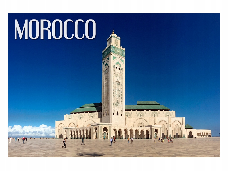 

Maroko Casablanca Meczet Magnes na lodówkę