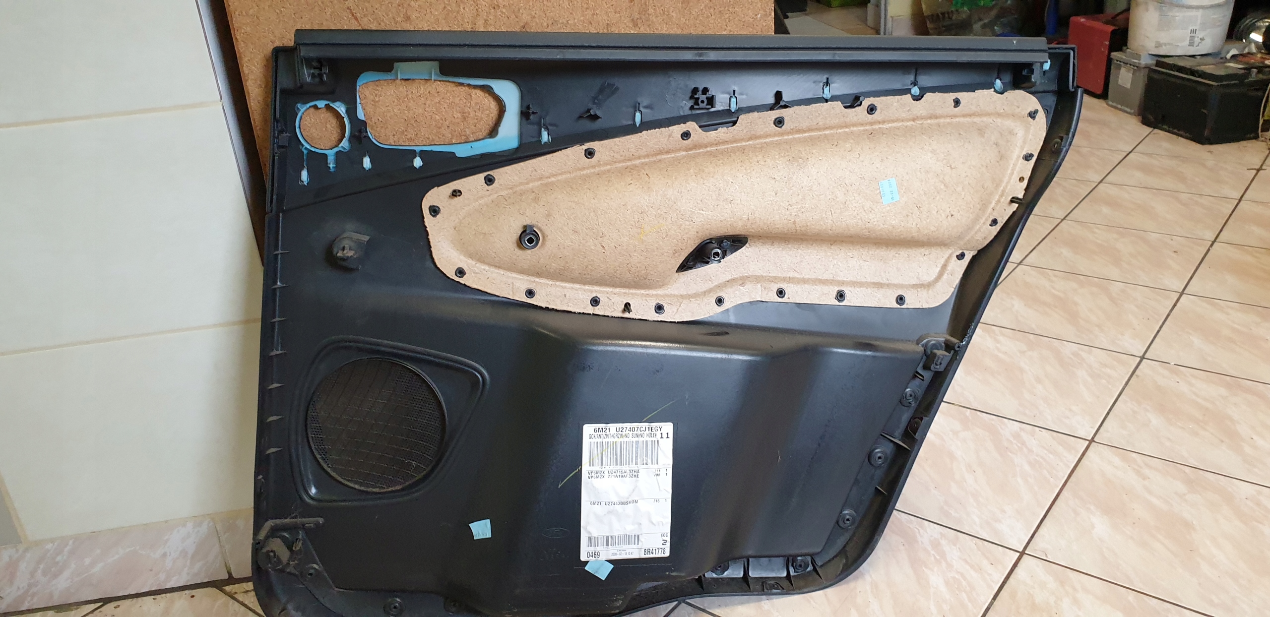 side upholstery door left rear part FORD SMAX and TITANI