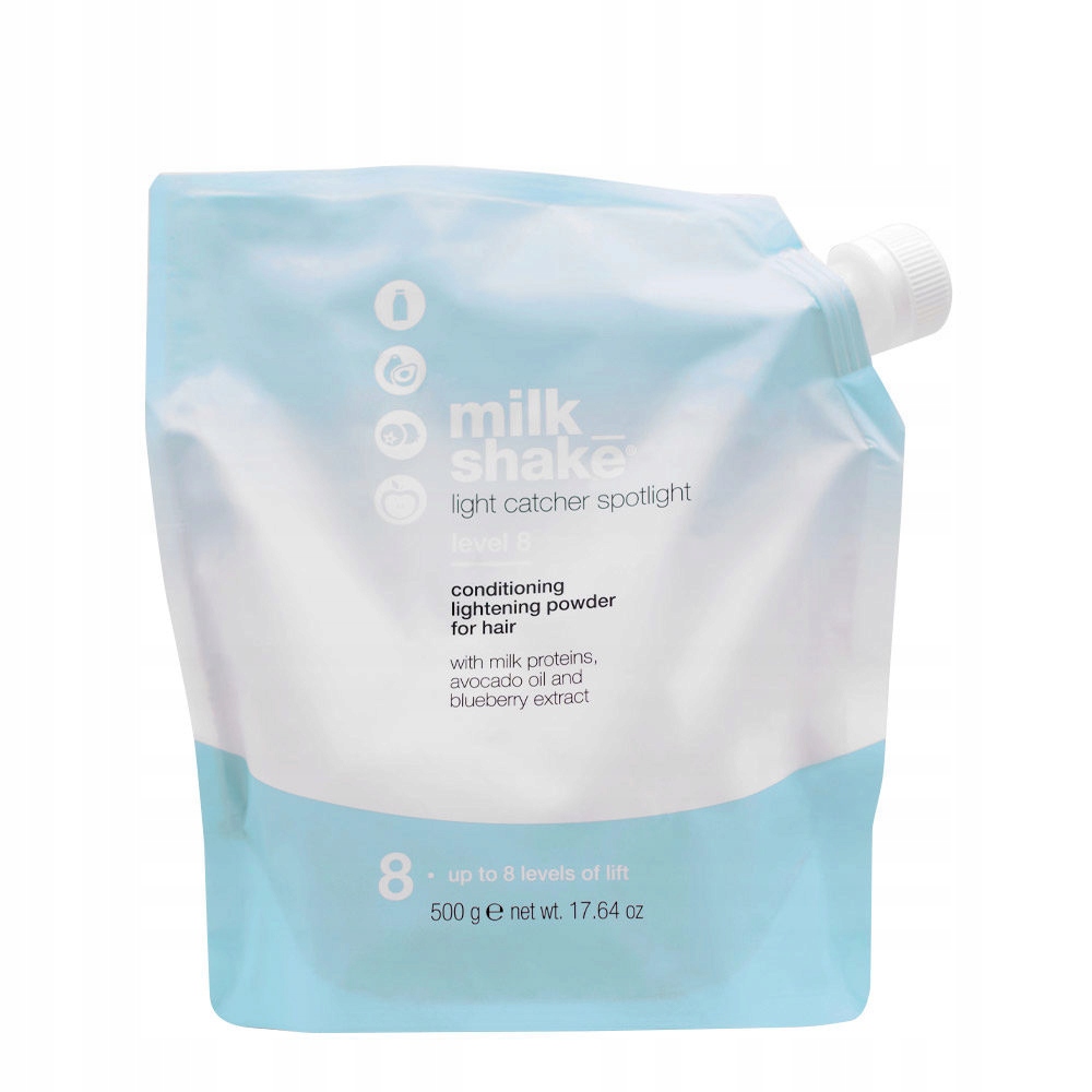 Milk Shake Light Catcher Rozjasňovač v pudru pro 8 tónů s proteiny 500 g