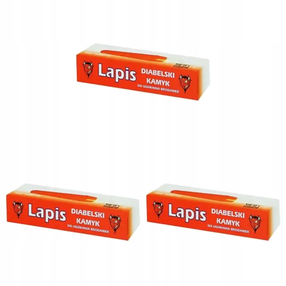 3x Lapis Diabelski Kamyk Sztyft do usuwania brodawek