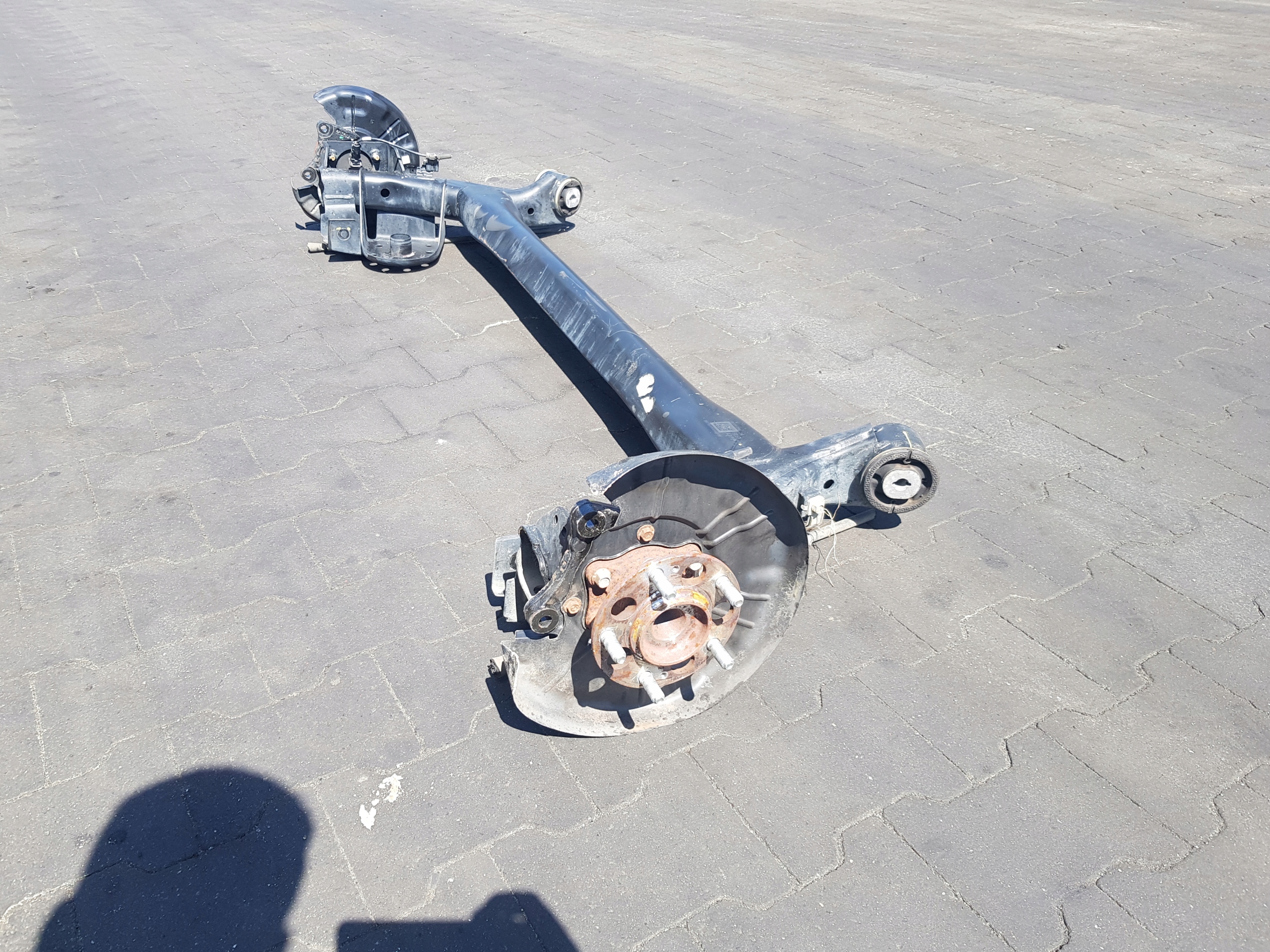 axle beam subframe springing sider axis rear part HYUNDAI I30 III 2019 55100F2500 1.4 B