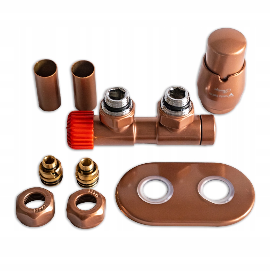 Sada Termostatického Ventilu Twins All In One Meď