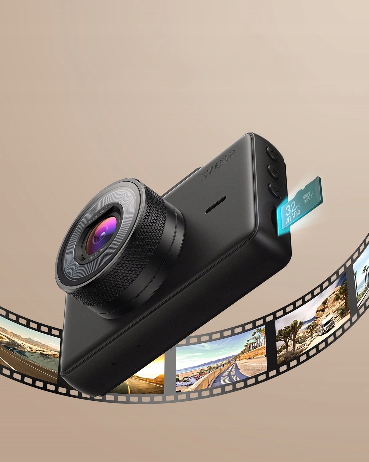 KAMERY SAMOCHODOWE iZEEKER GD100 FHD NOKTOWIZ Model GD100