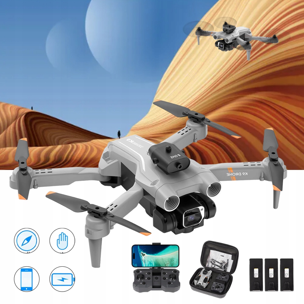 Mini Skládací Dron, Dron S Kamerou Pro Dospělé, Rc Quadcopter Dárek