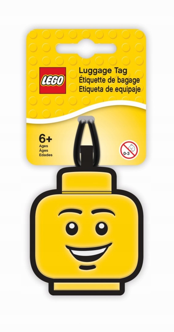 Lego zawieszka Chłopiec do bagażu plecaka walizki elastyczna głowa