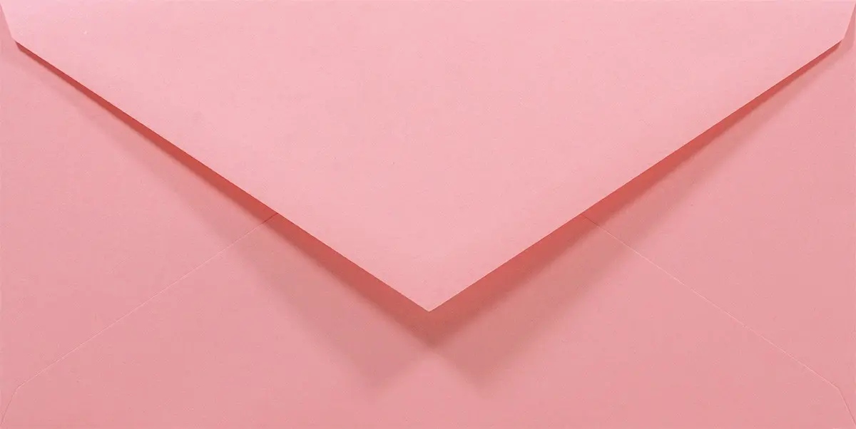 

Koperty ozdobne DL Rainbow R55 różowe 50szt.