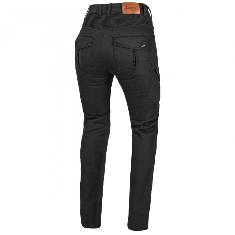 SPODNIE MOTOCYKLOWE SECA CORDURA SQUADRON LADY BLACK 28 Rozmiar 26/30