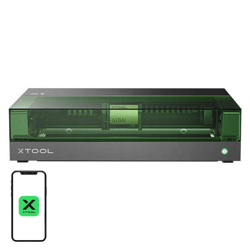 Laserová gravírka 2v1 xTool S1 40W Basic (Černá)
