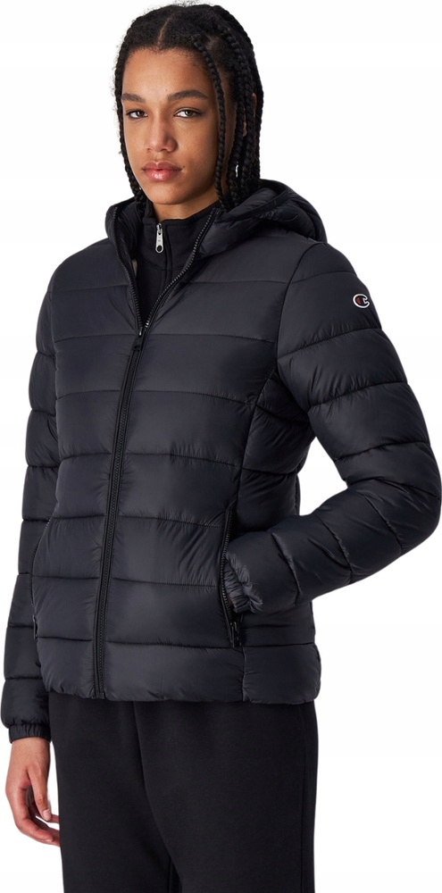 Dámská Bunda Champion Hooded Polyfilled Černá 117568 KK001 velikost XL