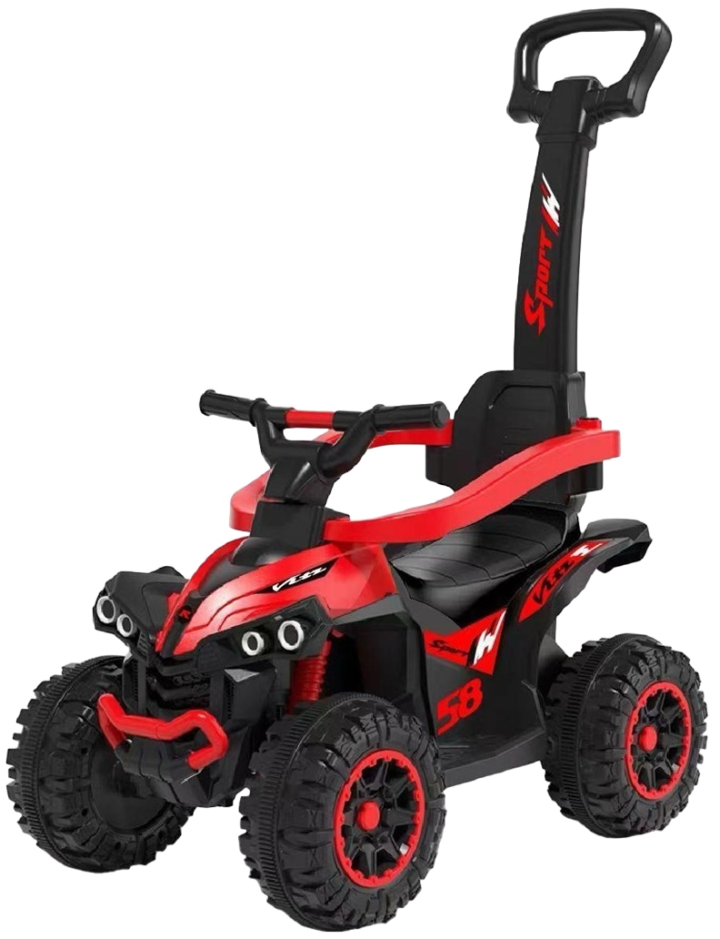 Baby MIX Jeździk Pchacz Dla Dziecka Z Rączką I Barierką 12M+ Do 30 Kg