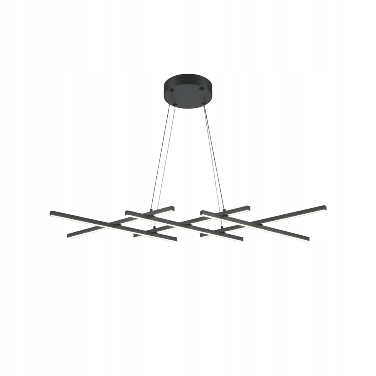 Závěsná lampa černá linie Halo Led 40W Maytoni moderní, nastavitelná