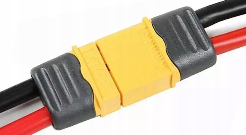 Złącze wysokoprądowe 60A XT60, 2x kpl: wtyki gniazda osłony XT60 M+F OSŁ X2 Producent bez marki