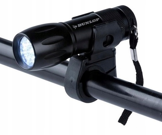 

Dunlop lampka rowerowa przednia na kierownicę Led