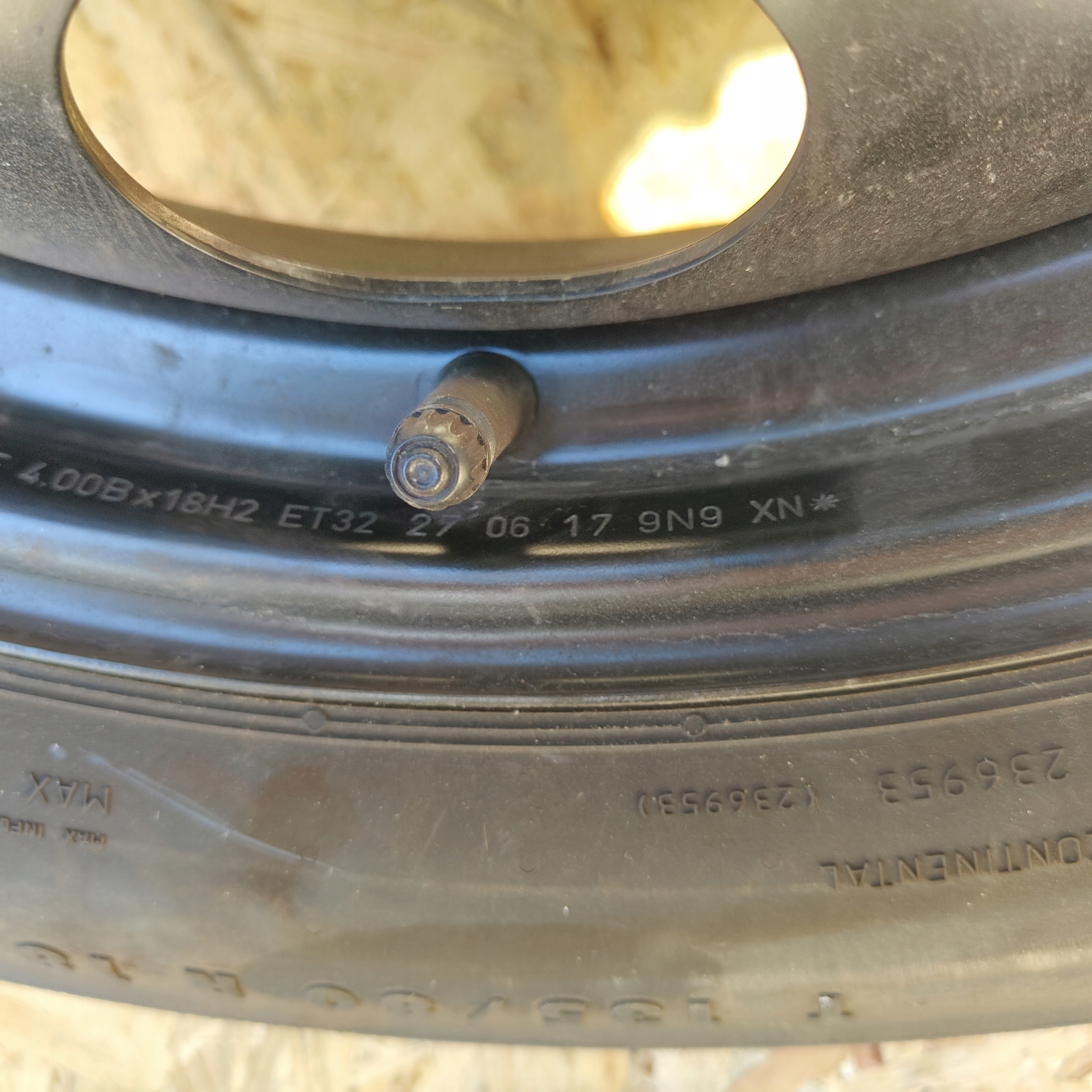 wheel spare PEUGEOT 508 and 18*