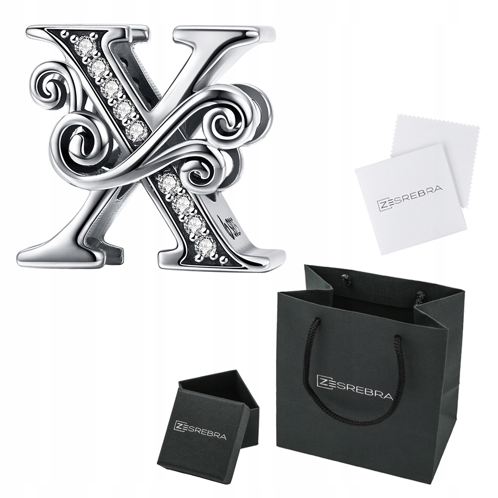 

Charms Litera X do Pandora srebro 925 S925