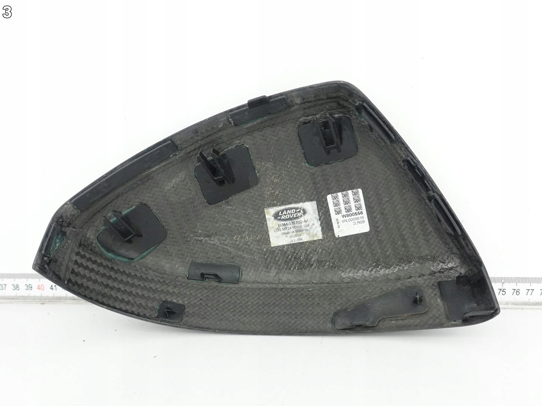 RANGE ROVER EVOQUE L538 LIFT VELAR F-PACE cover mirrors left CARBON