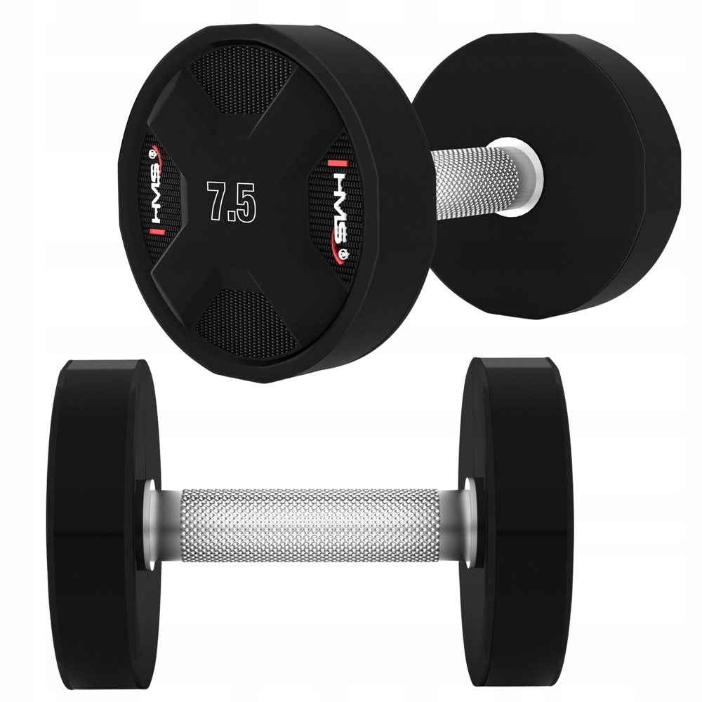 Polyuretanové závaží pro silový trénink, sada 2 x 7,5 kg