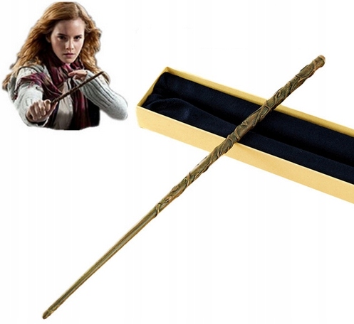 RÓŻDŻKA HERMIONA GRANGER + PUDEŁKO PREZENT 38 cm