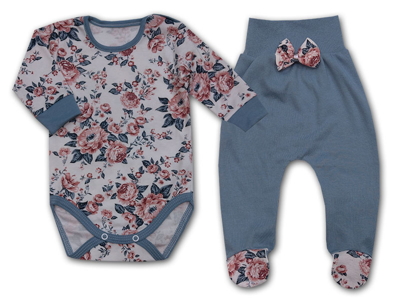 

Komplet dla niemowlaka body pół-śpioszkiem 74