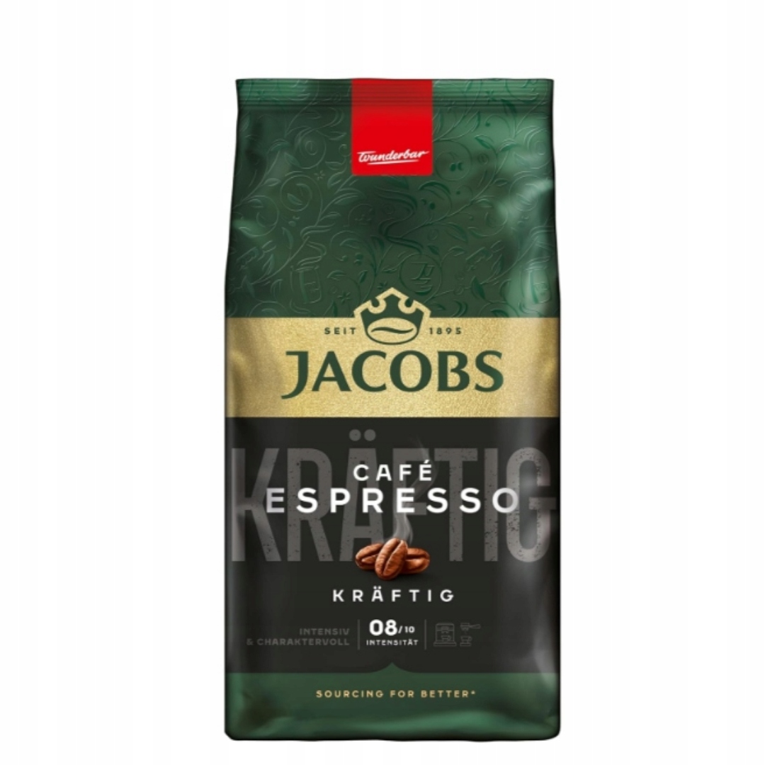 Kawa Ziarnista Jacobs Espresso Mocno Palona Wyrazisty Smak 1 Kg