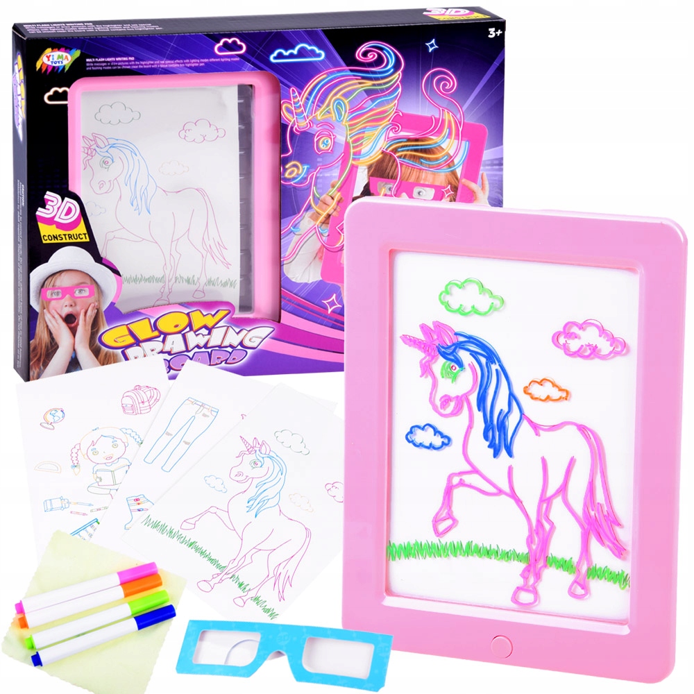 

Podświetlana Tablica okulary 3D pisaki TA0092