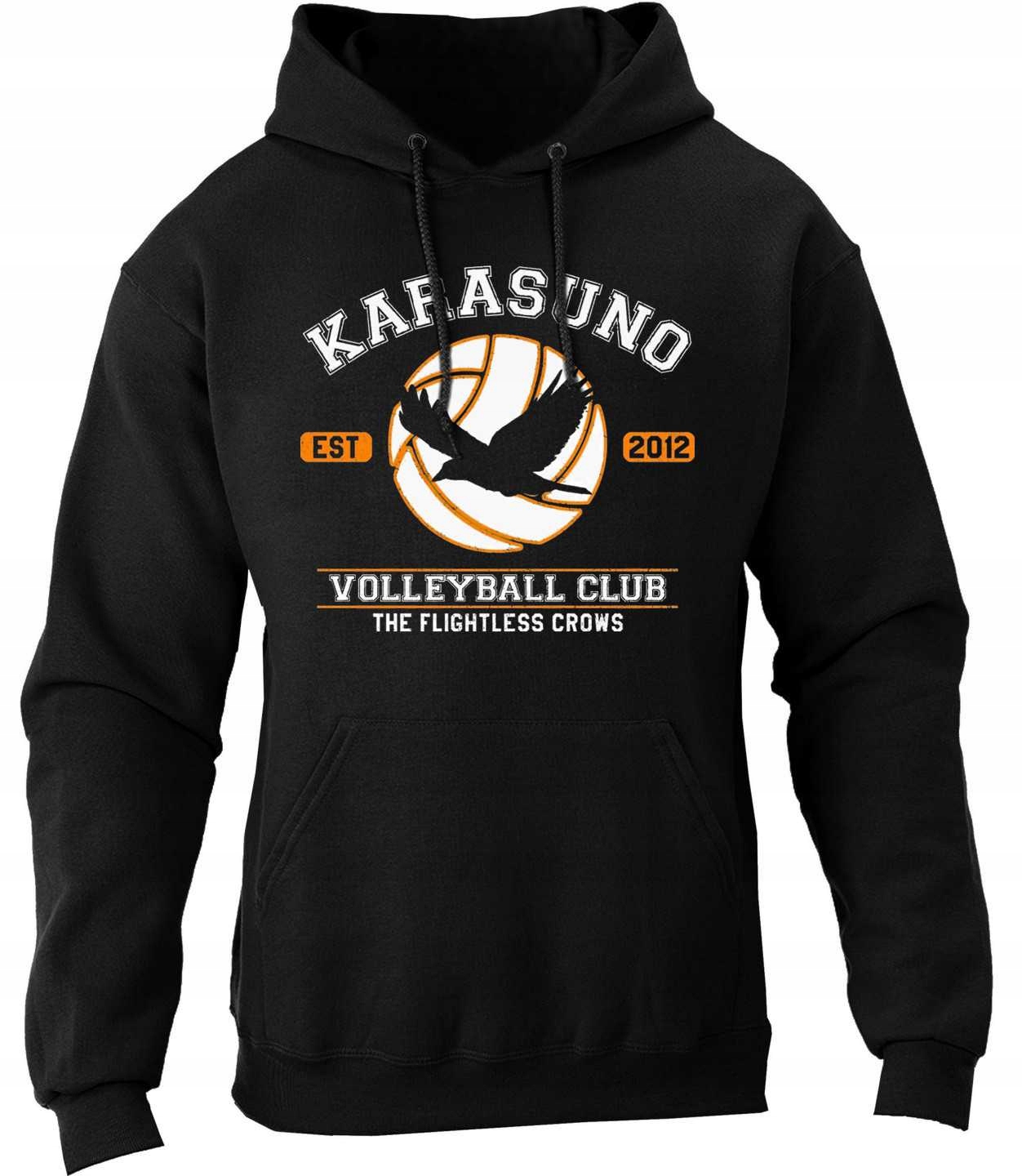 

Bluza z kapturem haikyuu karasuno oya oya anime