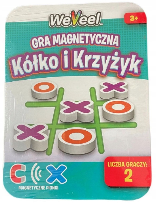 

Gra magnetyczna Kółko i krzyżyk WeVeel