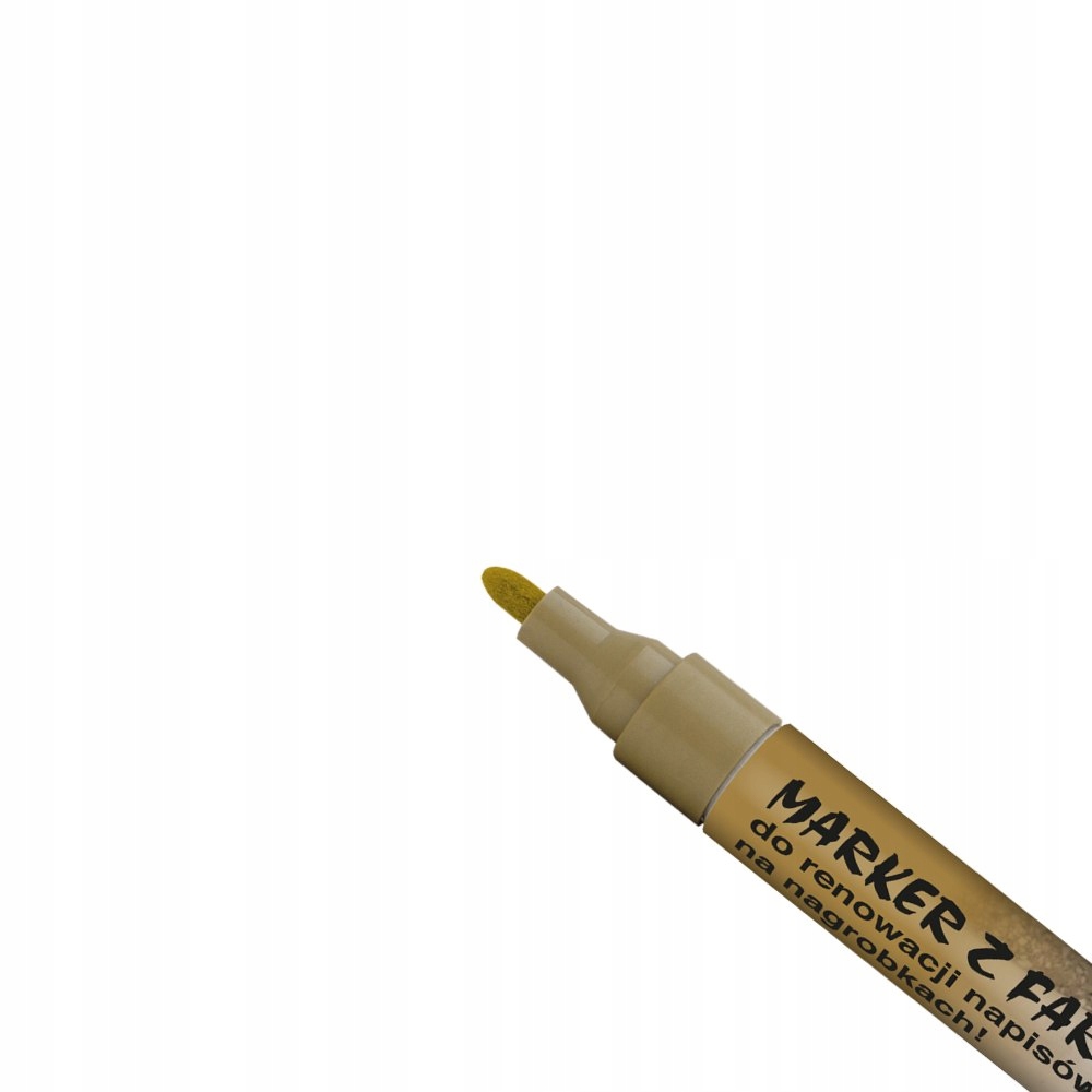 MARKER Z FARBĄ DO RENOWACJI NAGROBKÓW Złoty 5szt Marka Toma