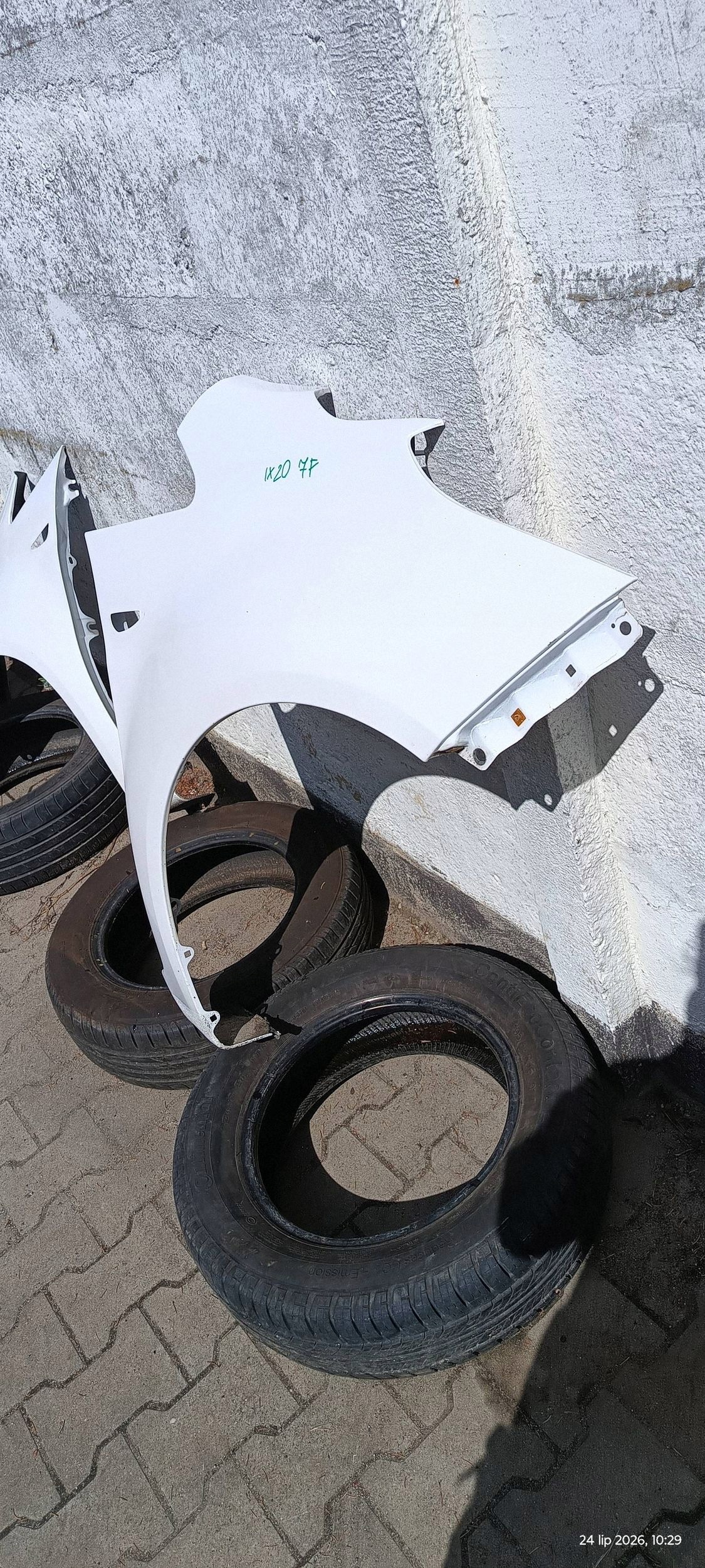 HYUNDAI IX20 fender front front right 7F 2010